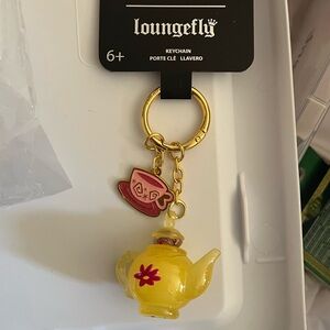 Loungefly Disney Alice in Wonderland Teapot Keychain